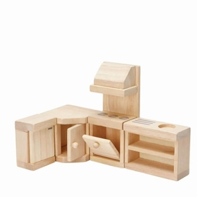Wooden Dollhouse Furniture - Classic Kitchen Little creators Exploration made fun