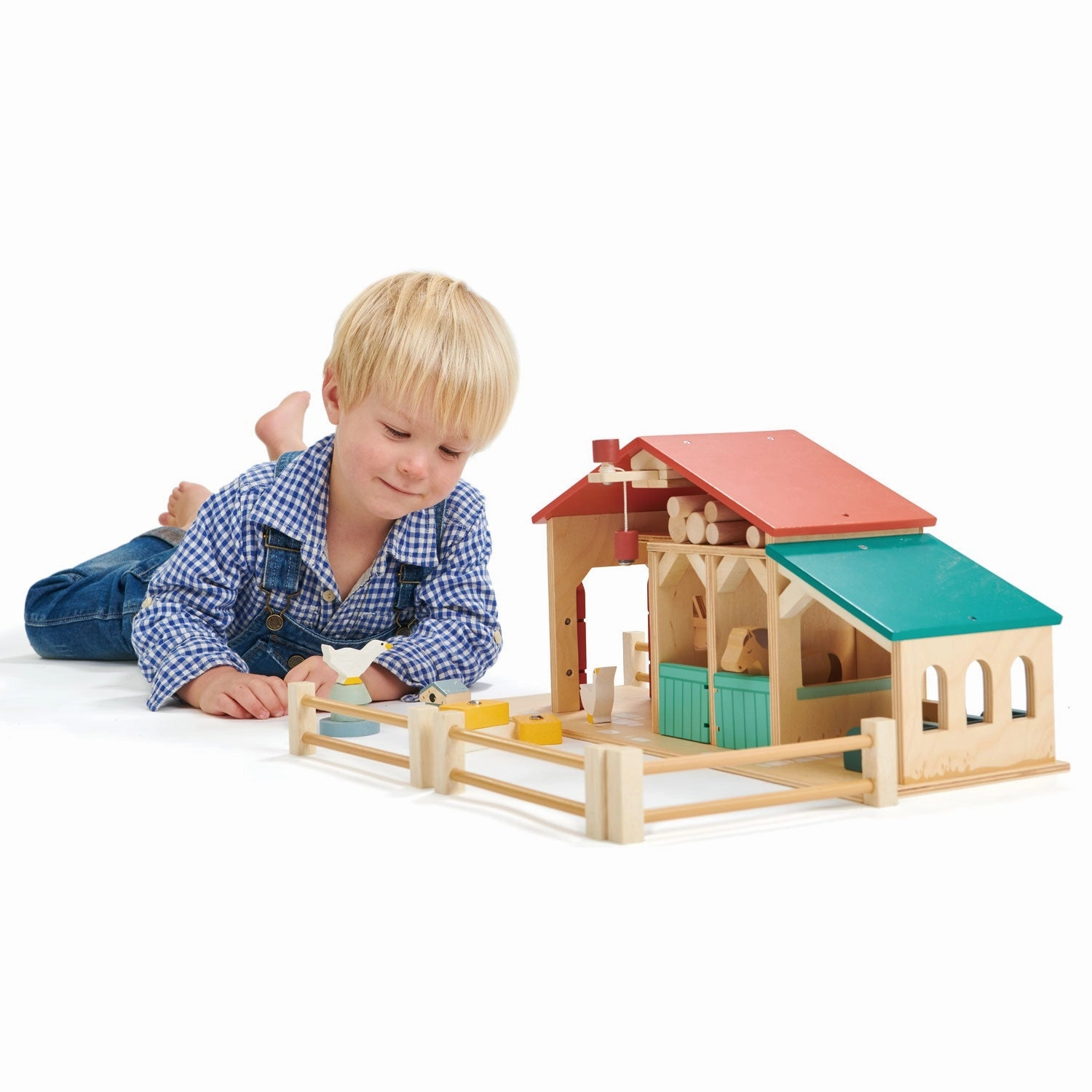 Wooden Farm Set Mini makers Joyful learning