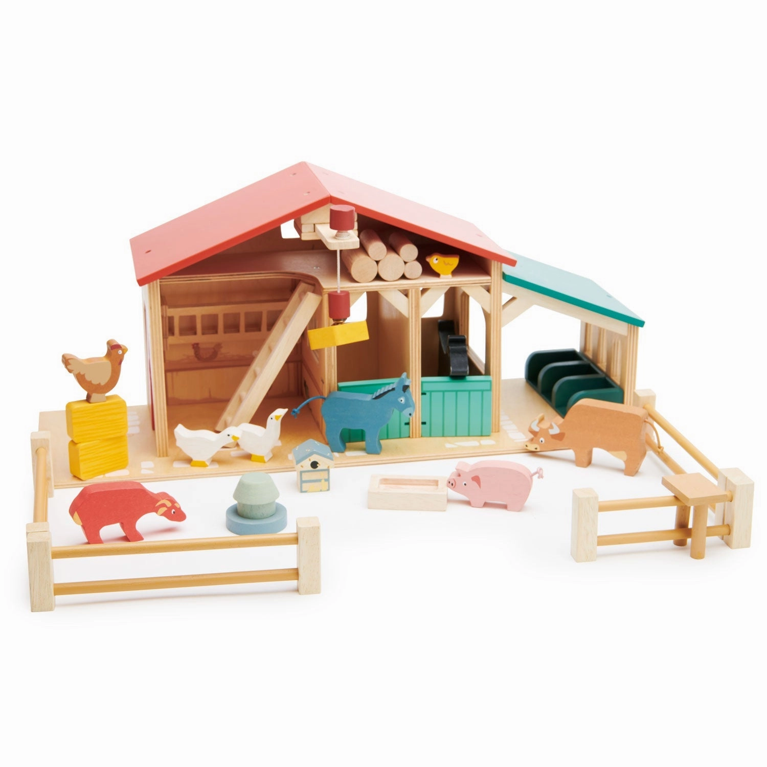 Wooden Farm Set Young learners Learning through play