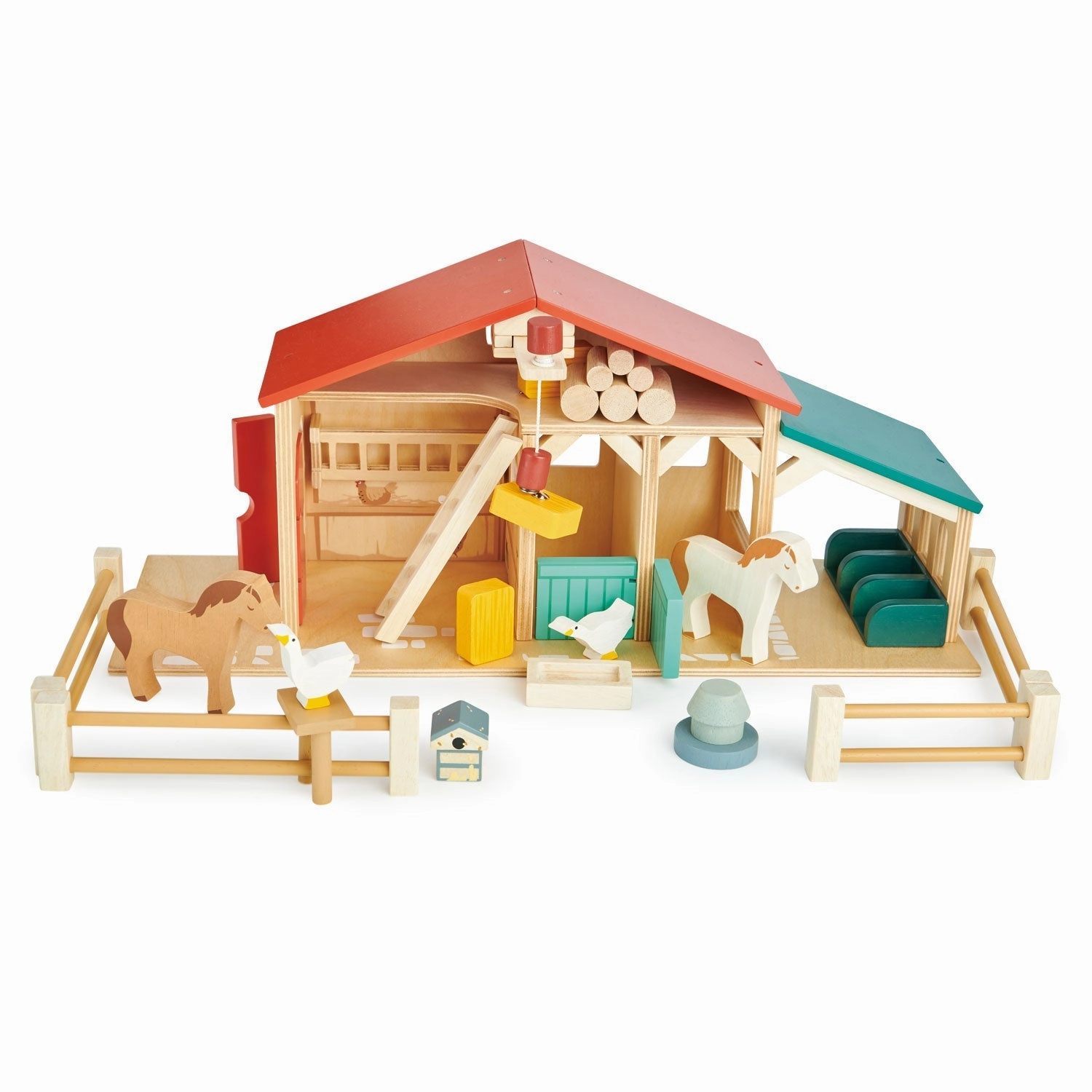 Home learning tools Moments of imagination Wooden Farm Set