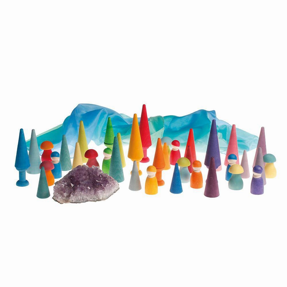 Wooden Forest Building Set Learning tools