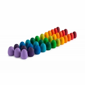 Wooden Mandala Set - Rainbow Eggs Growing minds