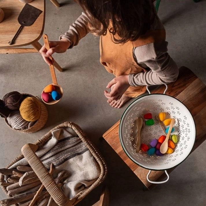 Wooden Mandala Set - Rainbow Eggs Learning fun