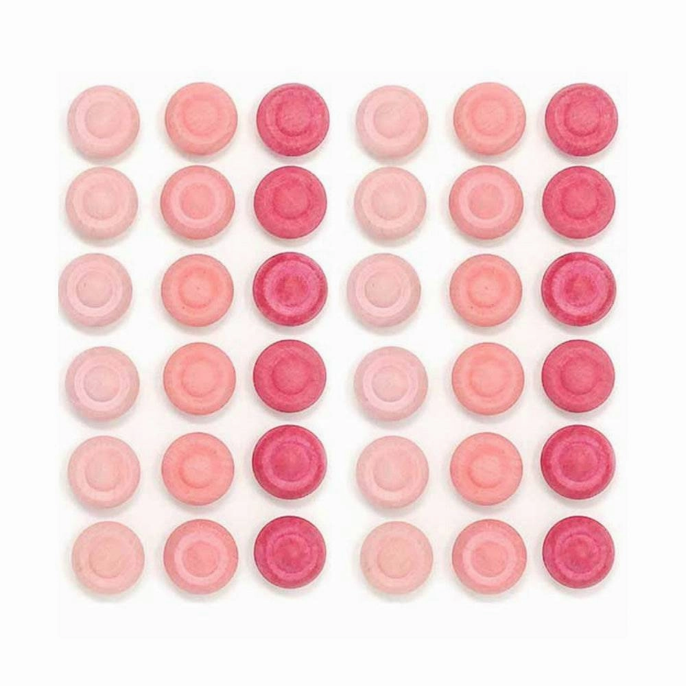 Learn at home Little adventures Wooden Mandala Set, Pink Flowers