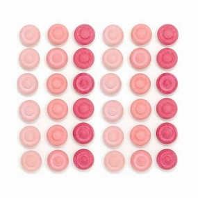 Learn at home Little adventures Wooden Mandala Set, Pink Flowers