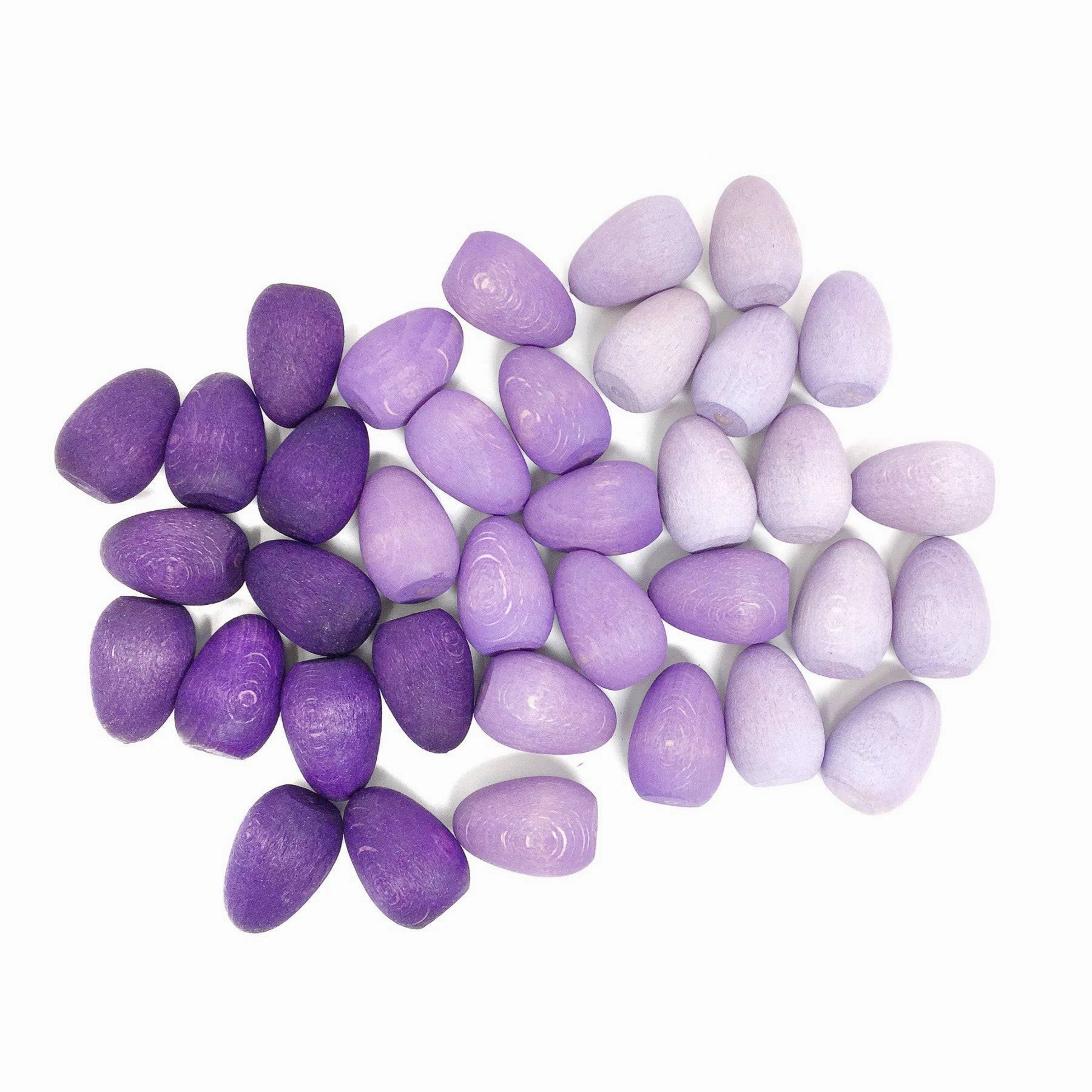 Discover & grow Skill-building tools Wooden Mandala Set, Purple Eggs