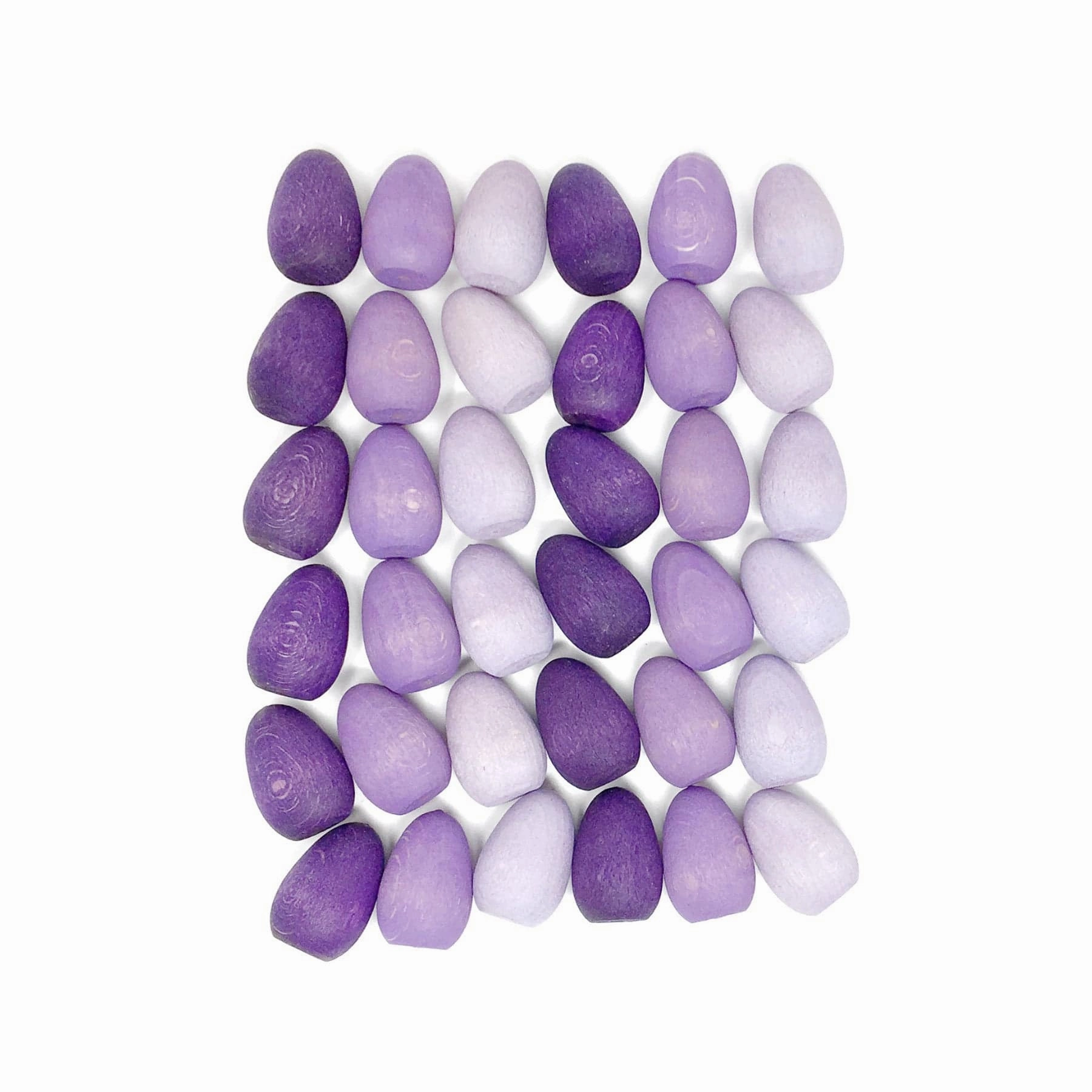 Wooden Mandala Set, Purple Eggs Child development Mini makers