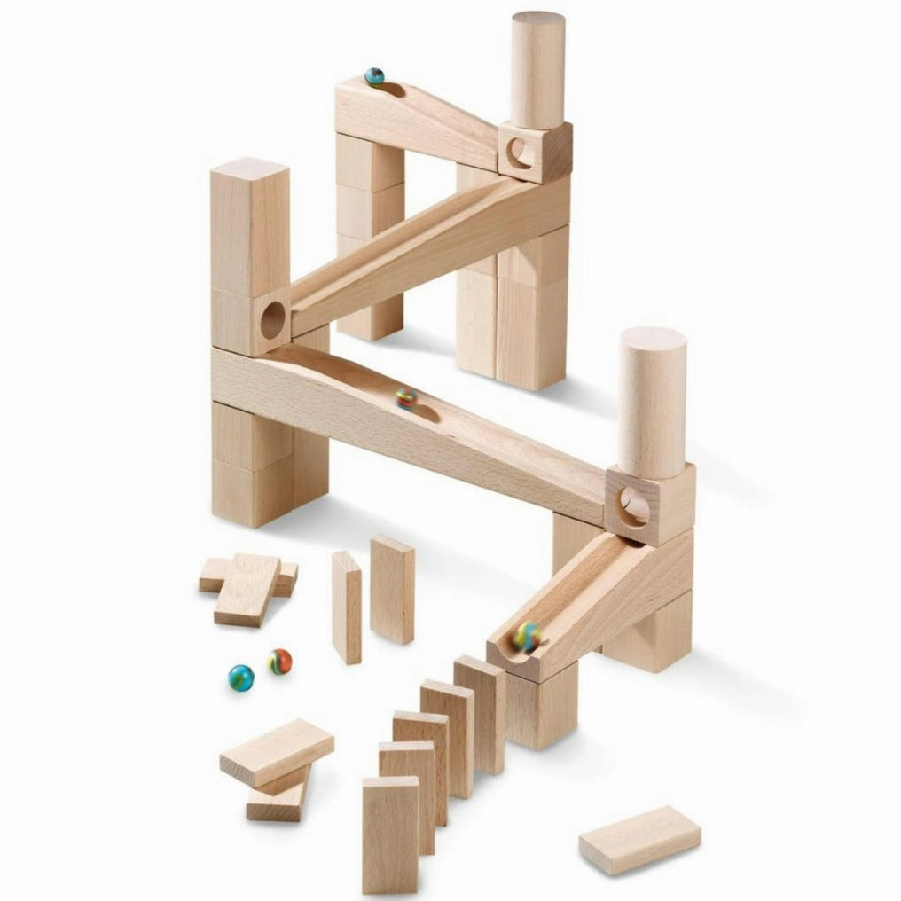 Thoughtful learning Wooden Marble Run Starter Set