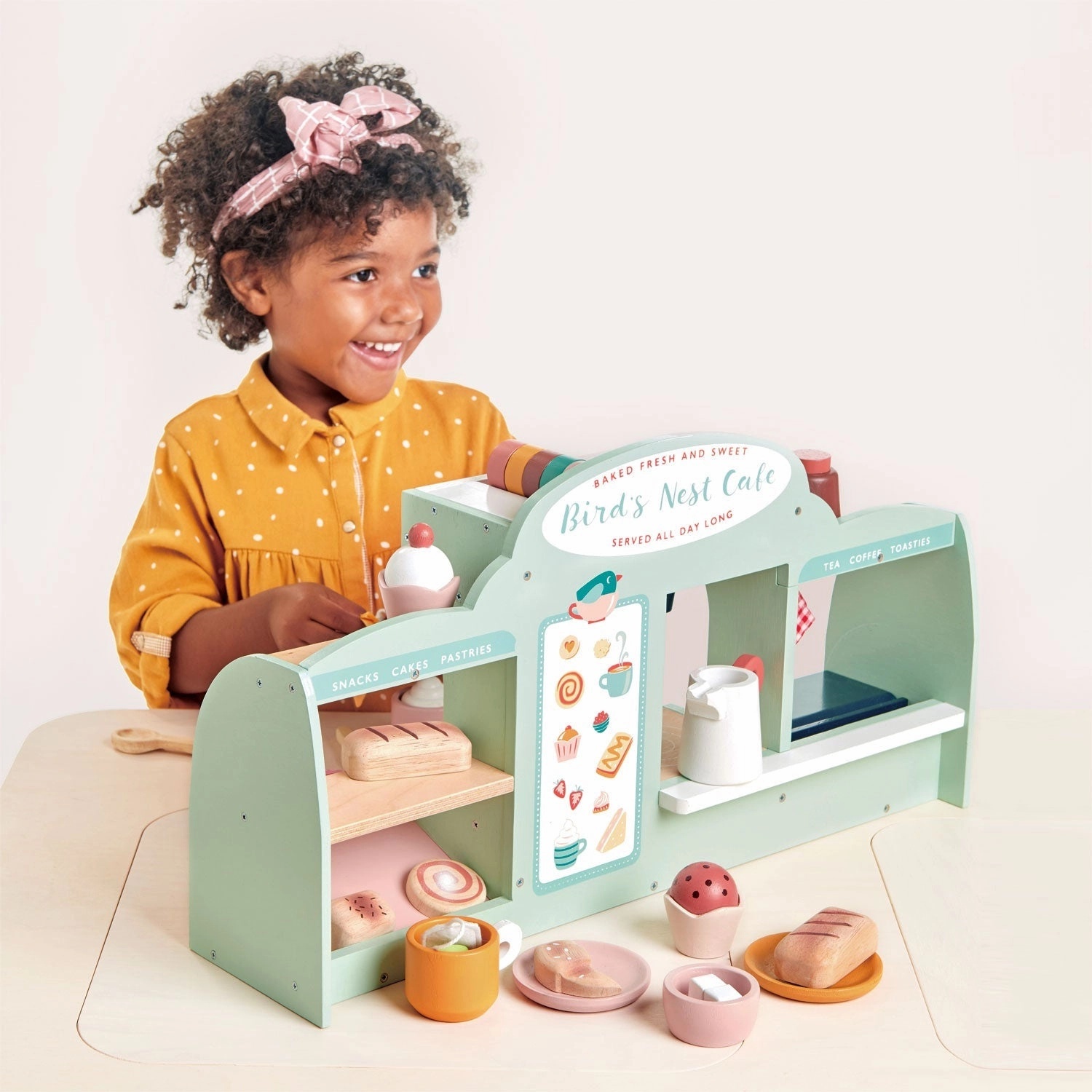 Wooden Mini Chef BirdS Nest Caf Hands-on discovery