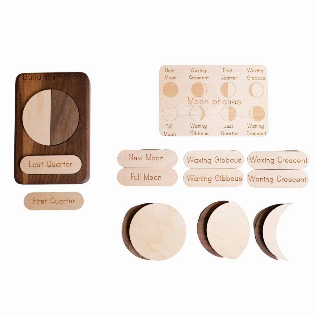 Curious minds Wooden Moon Phases Puzzle