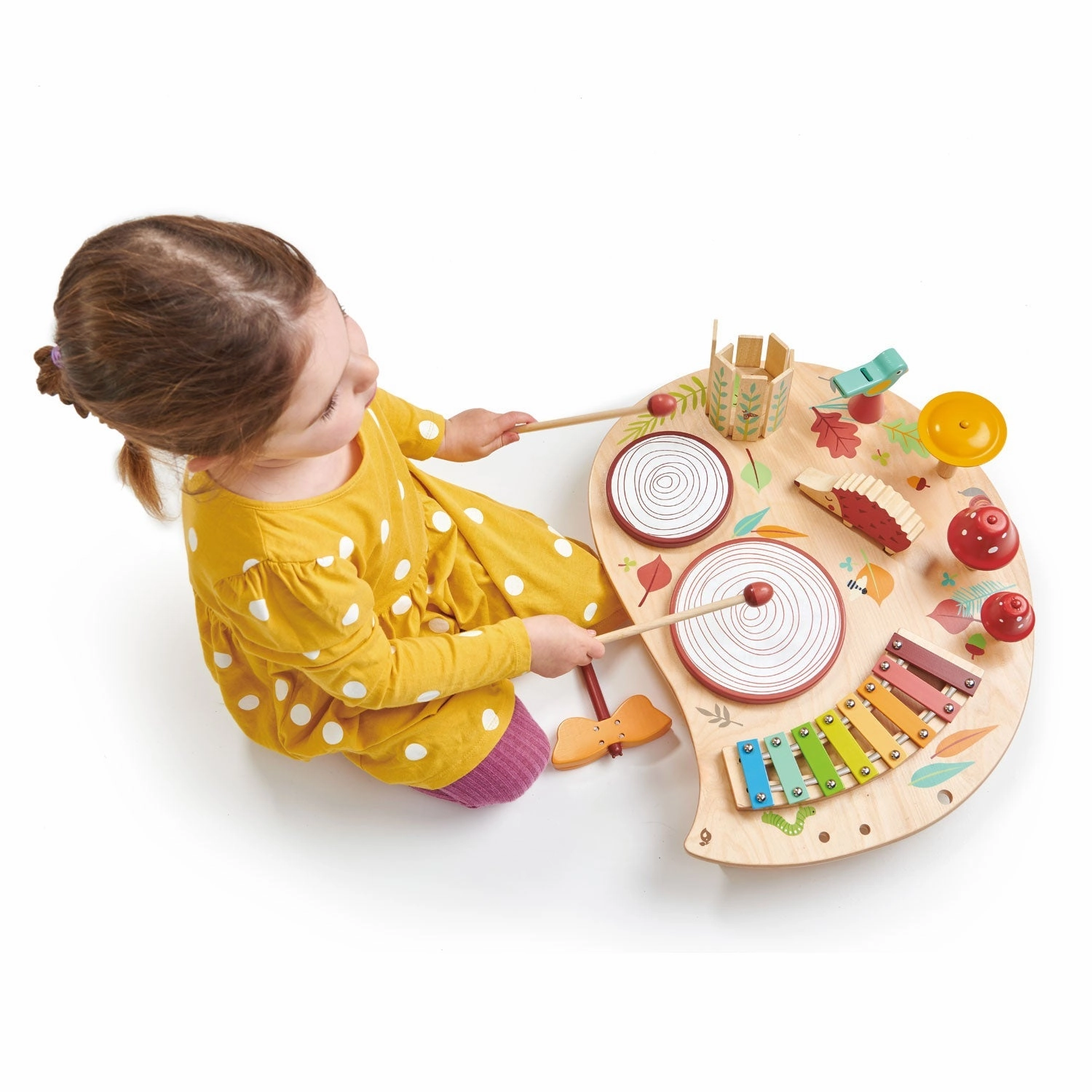 Active learners Early learning Wooden Musical Table
