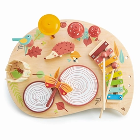 Hands-on discovery Playroom adventures begin here Wooden Musical Table