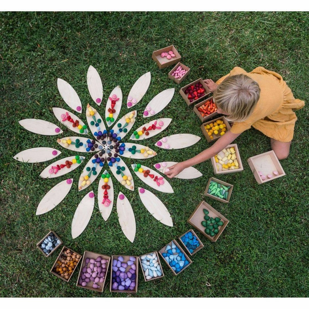 Kids essentials Wooden Petal Mandala Platforms