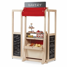 Child development Tiny thinkers Wooden Puppet Theater & Play Market Stand