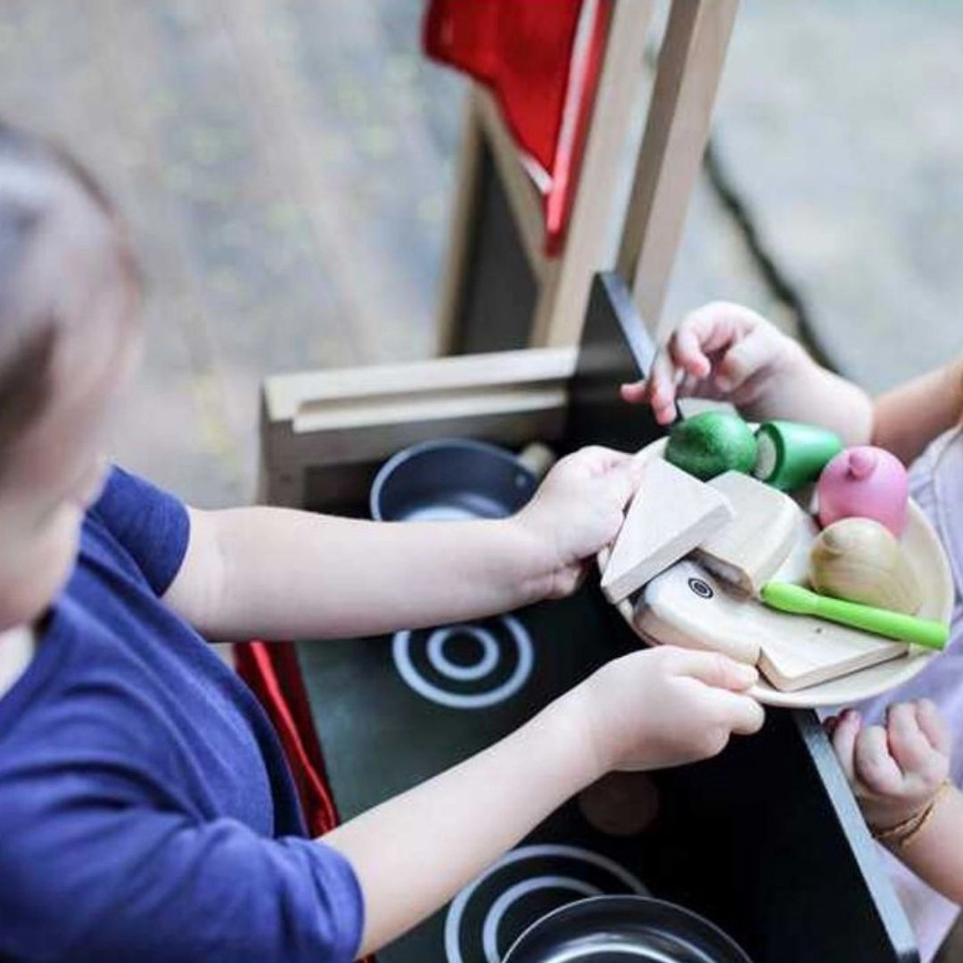 Wooden Puppet Theater & Play Market Stand Engaging young minds