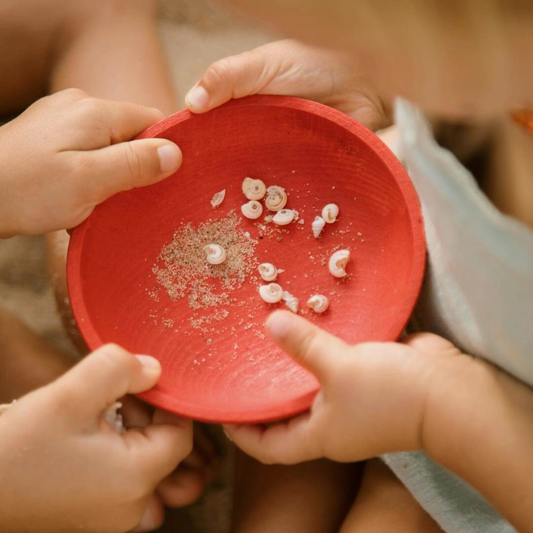 Young explorers Little learners Wooden Rainbow Pots