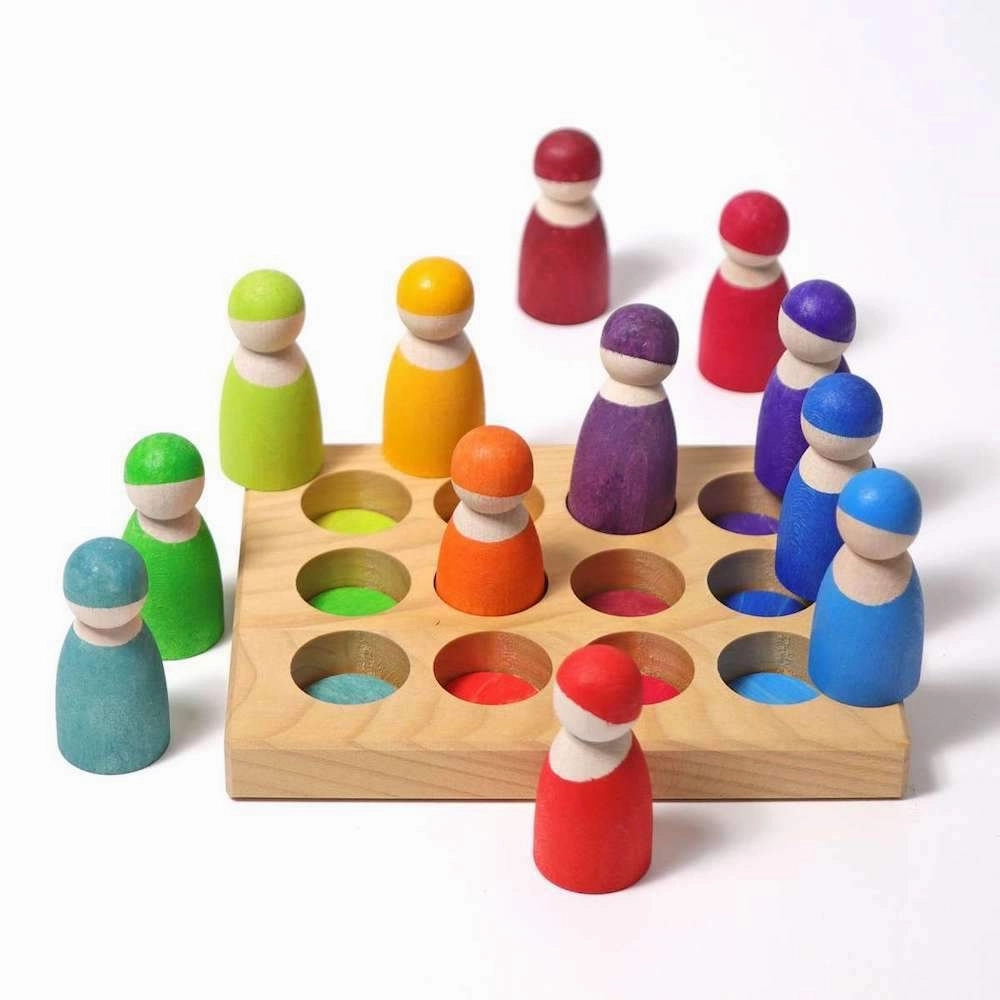 Discover & grow Wooden Rainbow Sorting Board