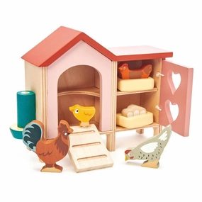 Wooden Toy Chicken Coop Creative kids Playful learning