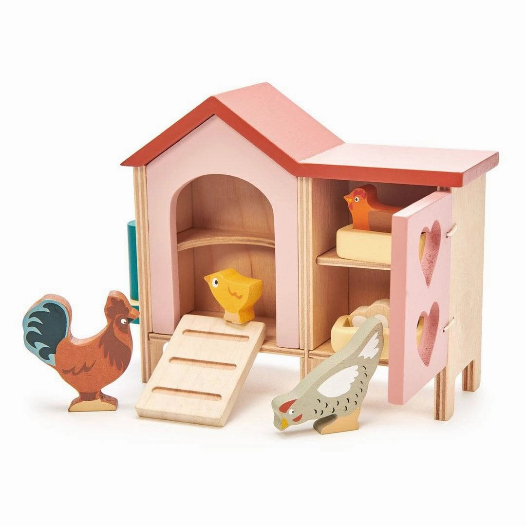 Wooden Toy Chicken Coop Designed for development Happy hands