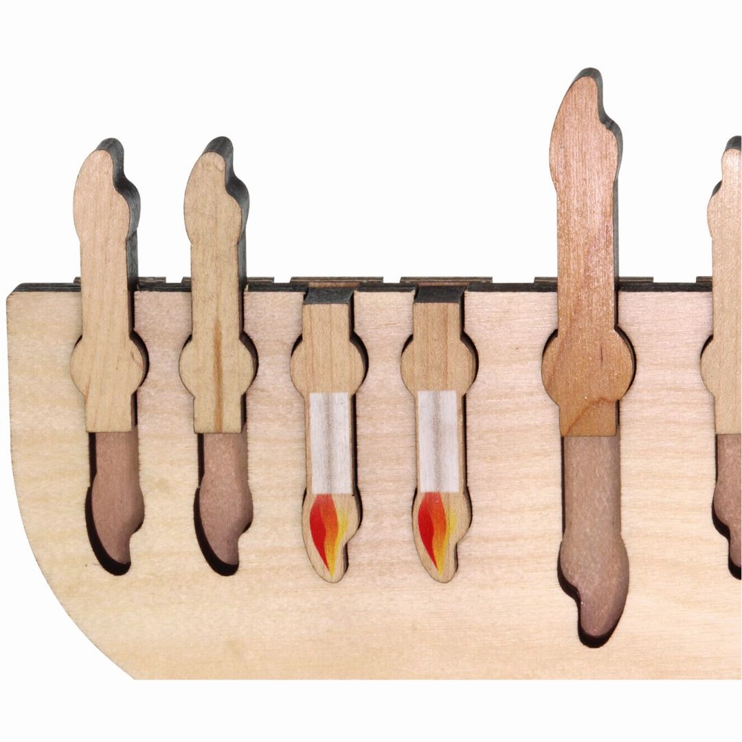 Wooden Toy Menorah Everyday learning