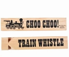Wooden Train Whistle Enrichment activities Fun that fuels growth