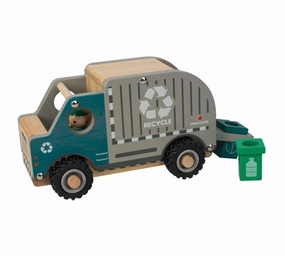 Smart kids gear Wooden Wheelie Vehicle - Recycle Truck