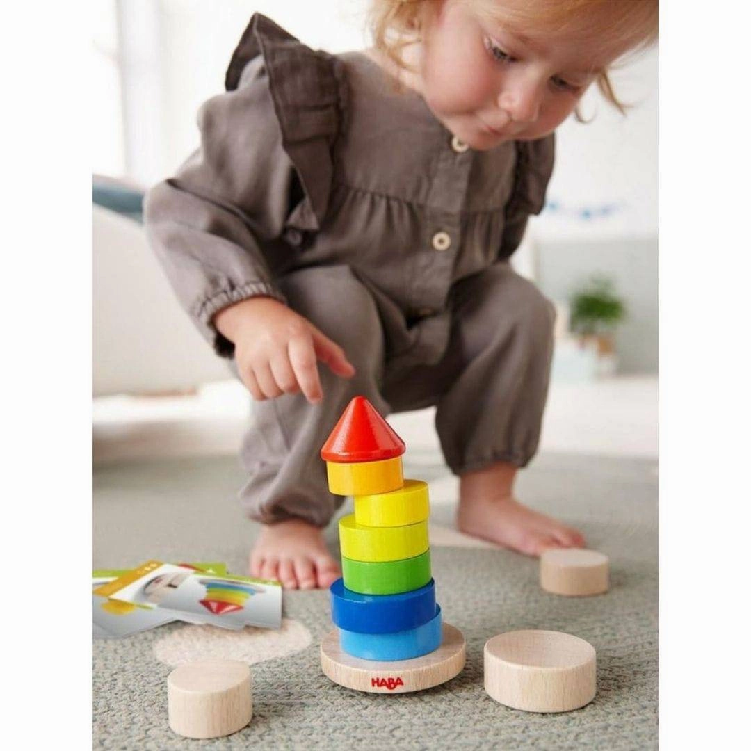 Wooden Wobbly Tower Stacking Blocks Game Smart kids gear
