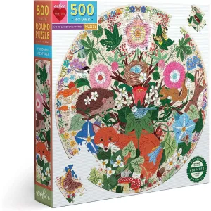 Curious minds Playroom learning Woodland Creatures 500 Pc Rd Puzzle