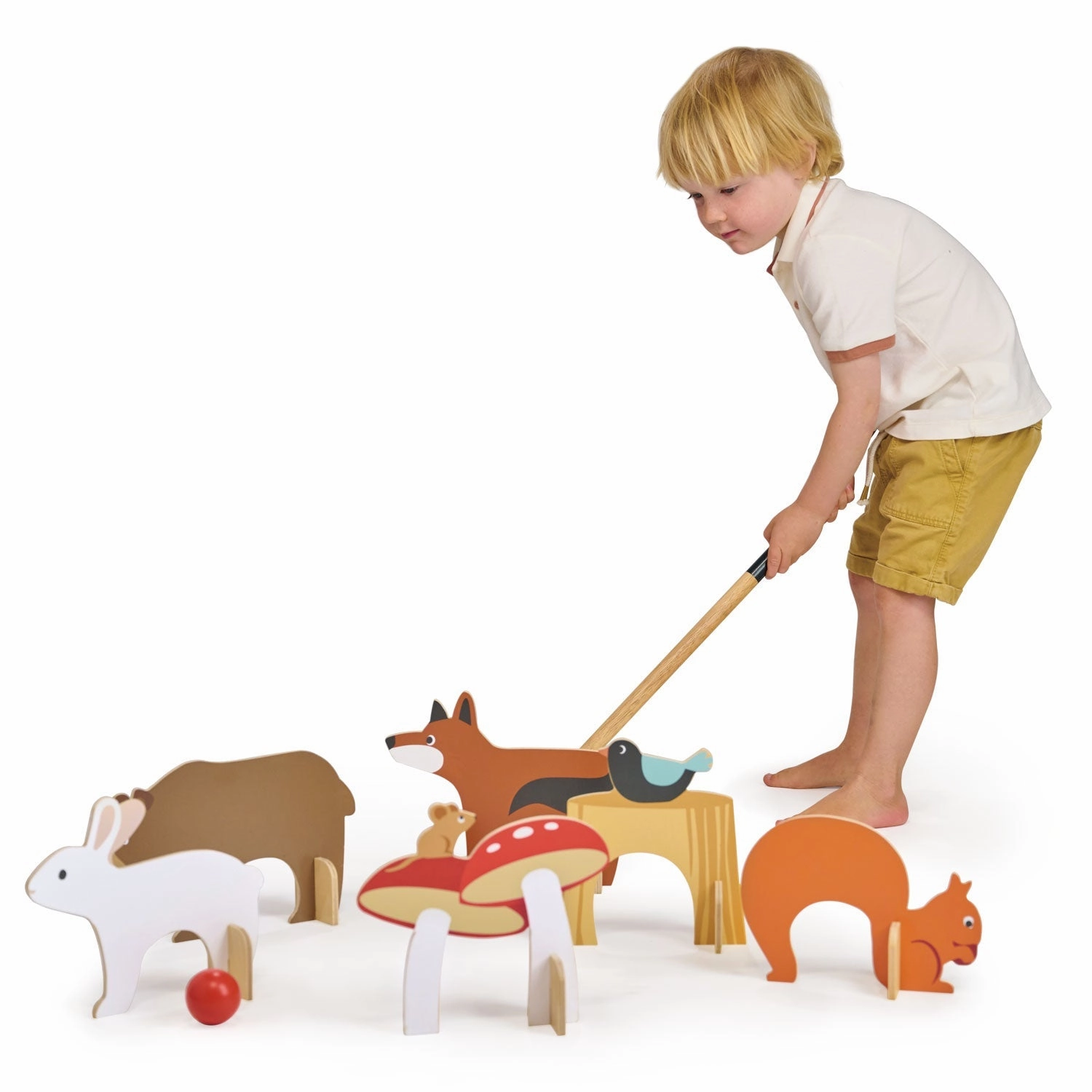 Woodland Indoor Croquet Set Learning tools Skill-building tools