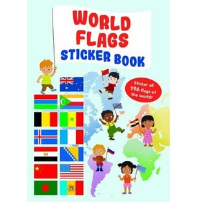 Skill-building tools Discover & grow World Flag Sticker Book [Paperback] Yoyo