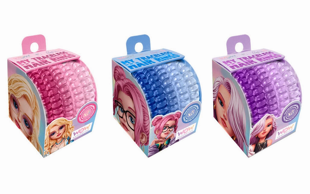 Learn at home Kids discovery tools Wow Generation Spiral Hair Elastics - Assorted