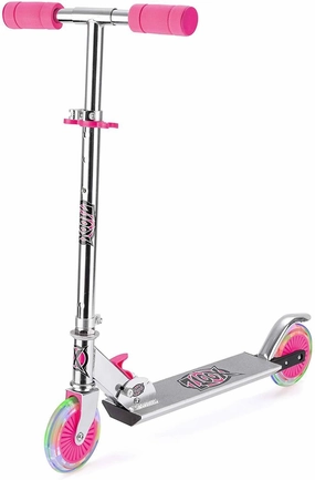 Playroom learning Mini makers Xootz Led Scooter, Folding With Adjustable Handle Bars