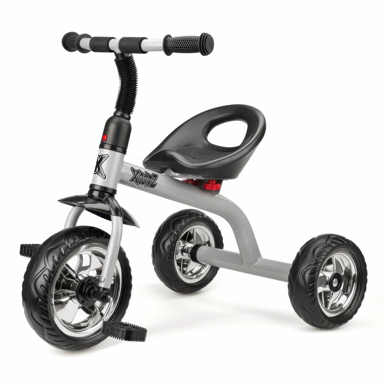 Xootz Trike Beginner Tricycle - Silver Little hands Child development