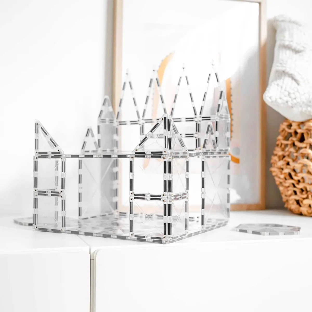 Connetix Clear Base Plate Pack (2 Pc) Early discovery