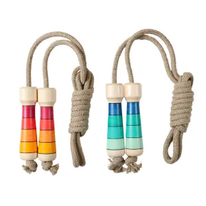 Jump Rope With Wooden Handles Play-based education