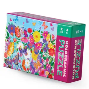 Holographic Puzzle 50 Pc - Butterflies Kid-focused experiences Fun that fuels growth