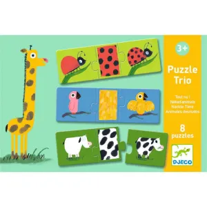 Playroom adventures begin here Joyful learning Naked Animals Puzzle Trio 24Pc