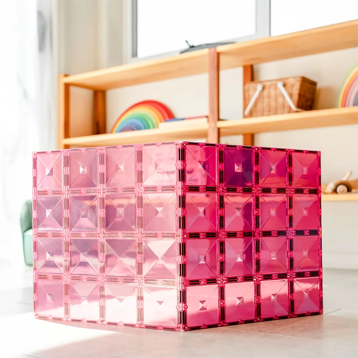 Little adventures Connetix Pink And Berry Base Plate Pack (2 Pc)
