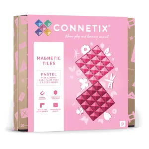 Smart & fun Connetix Pink And Berry Base Plate Pack (2 Pc)