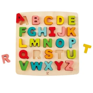 Hape Toys Chunky Alphabet Puzzle Thoughtful learning Tiny thinkers