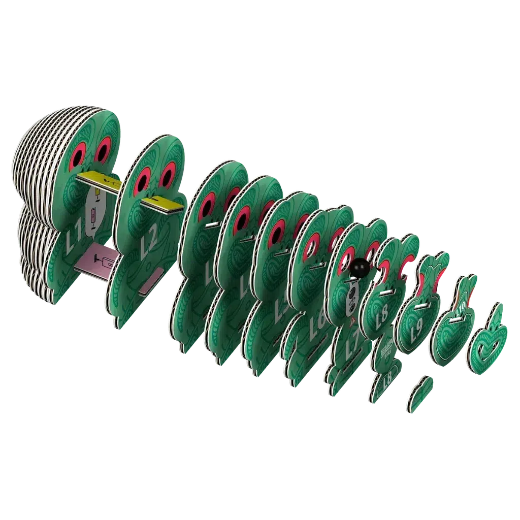 Fun-based learning Tiki 3D Puzzle