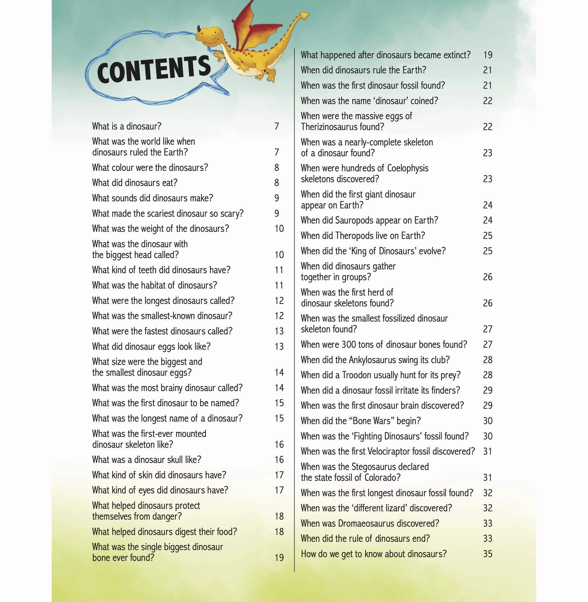 Little adventures Amazing Question & Answers Dinosaurs