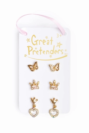 Boutique Royal Crown Studded Earrings Everyday learning
