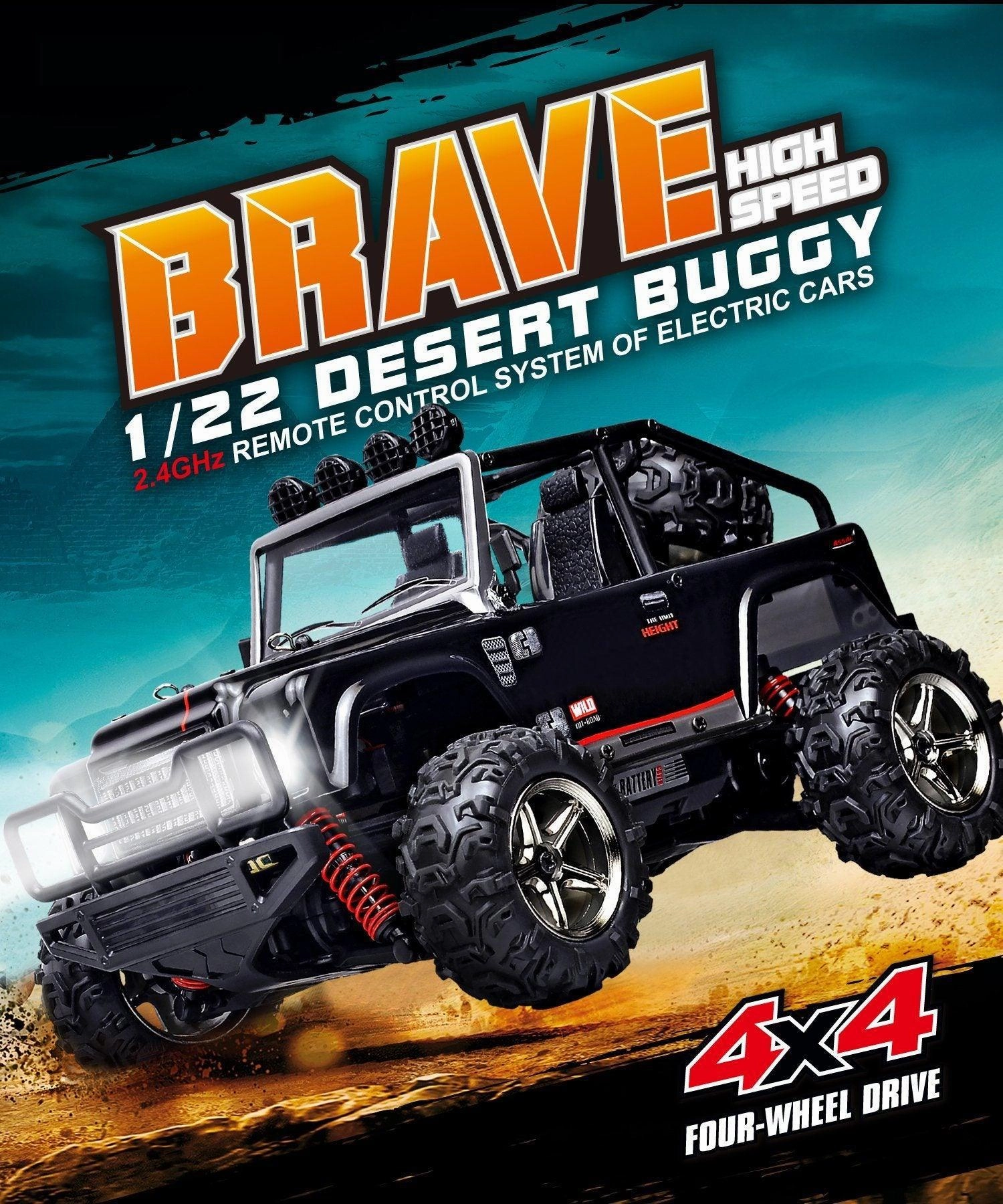 Brave 1:22 4X4 Desert Buggy Rc Remote Control Car Early discovery