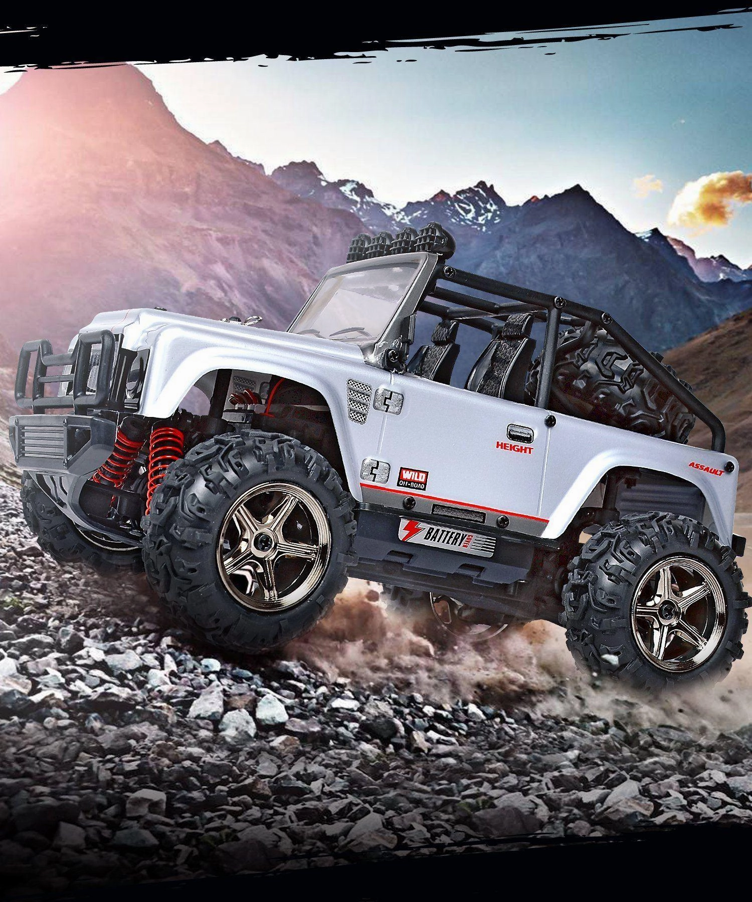 Brave 1:22 4X4 Desert Buggy Rc Remote Control Car Mindful play Sensory fun for little hands