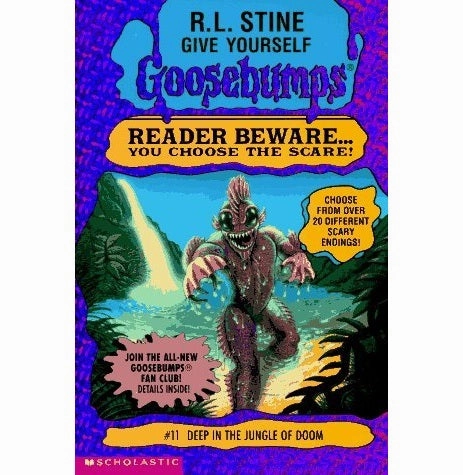 Smart & fun Tiny thinkers Gygb #11 Deep In Jungle Doom R.L. Stine