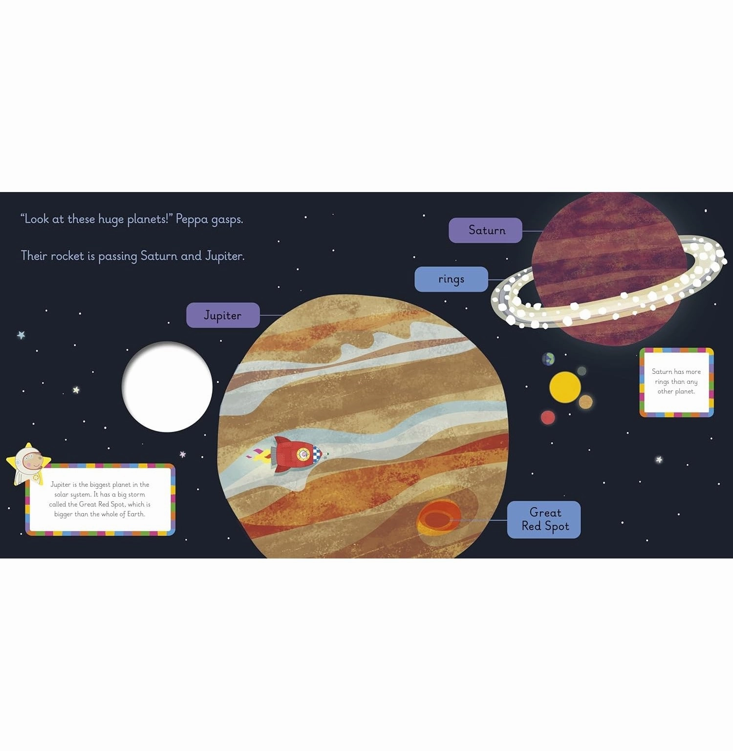 Young explorers Creative time for curious minds Learn With Peppa: Peppa Explores Space [Board Book] Peppa Pig