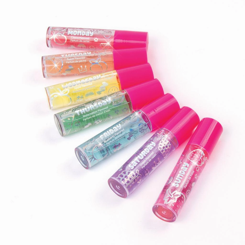 Designed for development Fun that fuels growth Make It Real 3C4G Days Of The Week Rollerball Lip Gloss Set
