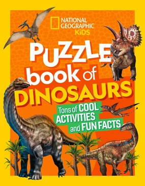 National Geographic Kids: Puzzle Book Of Dinosaurs Preschool minds
