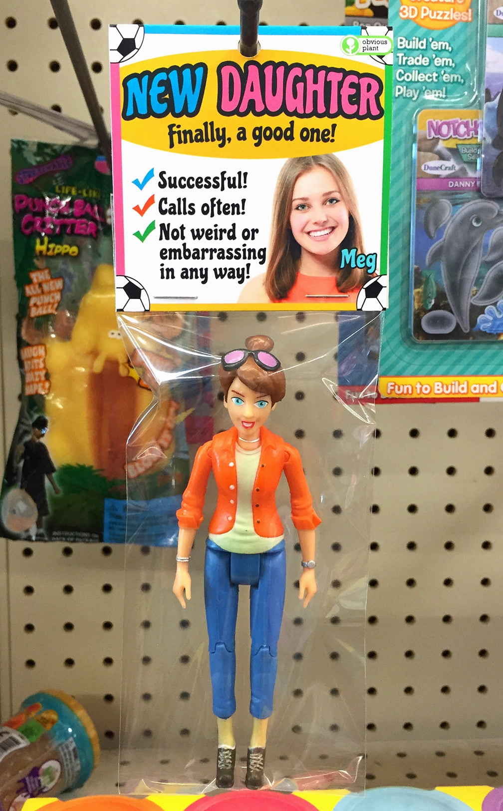 Playful learning Creative minds New Son/New Daughter Action Figure